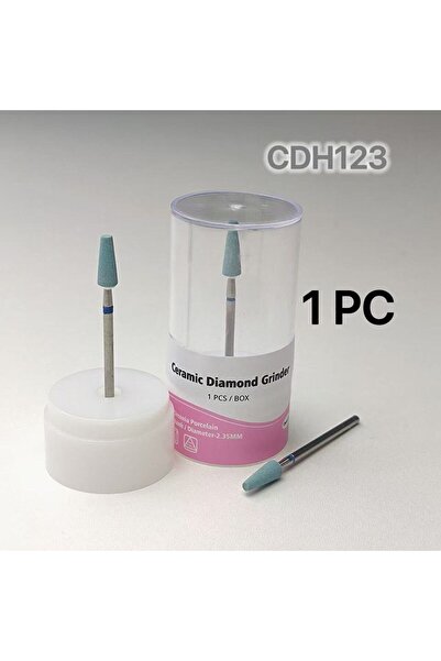 Choice3 قطعة واحدة من رأس تلميع ماسي CDH123 بساق 2.35 مم، خشن، للتشطيب النهائي