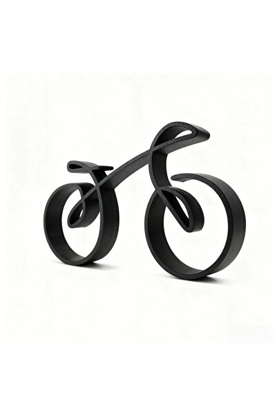Choice black Minimalist Bike Model, Elegant 3D Printed Cycling Sculpture for ...