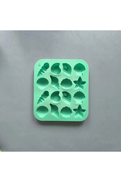 Choice green Chocolate Silicone Mold Shell Marine Animal Shape Candy Pudding ...