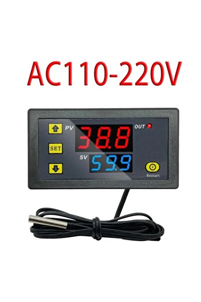 Choice AC 110V-220V W3230 Mini Digital Temperature Controller 12V 24V 220V Th...