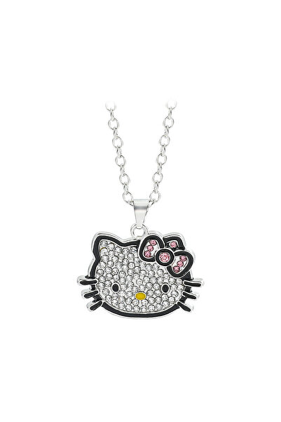Choice Necklace Sanrio Kawaii Hello Kitty Rhinestone Pendant Necklace Cute Ca...