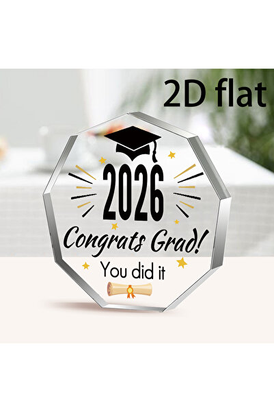 Choice4 Q310-D 1 pcs nonagon Acrylic transparent graduate gift Graduation Sea...