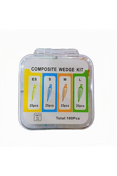 Choice3 100pcs-4Size Dental Interdental Wedges Sealing Composite Wedges Silic...