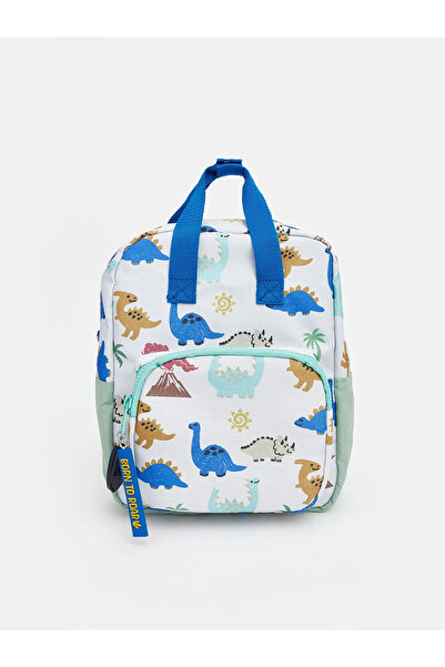 LC Waikiki Lcw Accessories Mixed Dinosaur Printed Boy's Backpack