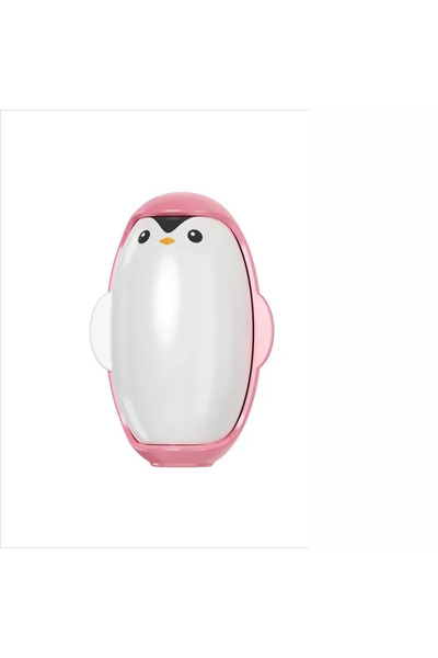 Choice Pink Penguin Lint Remover Sticky Washable Reusable Mini Roller Brush f...