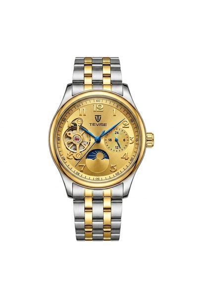 Tevise Mechanical Automatic Wrist Watch Tevise Brand Model Number 8466