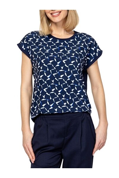 Heavy Tools Γυναικείο Monsa T-shirt Navy Μπλε T17096-SQUARE
