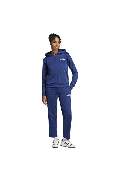 adidas Womens Tracksuit Set - Sportswear Essentials Linear Tracksuit M