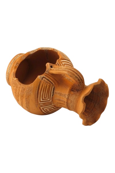 OEM Ghiveci de gradina, ulcior culcat, ceramica, flori curgatoare, ornament r...