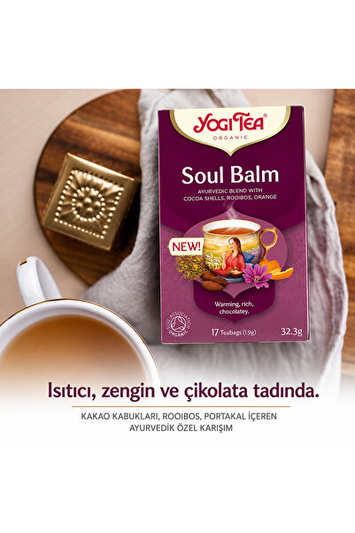 Yogi Tea Soul Balm Organik Bitki Çayı 17 Süzen Poşet