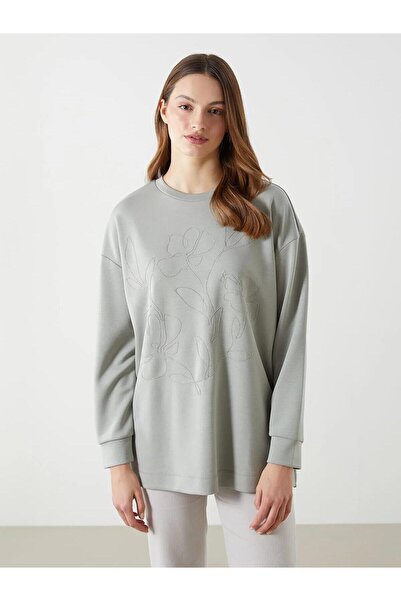 LC Waikiki Crew Neck Women's Sweatshirt Tunic (S5)