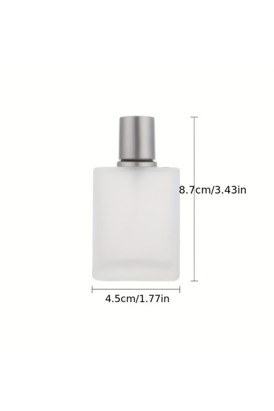 Choice1 زجاجة عطر زجاجية مصنفرة بغطاء لولبي سعة 30 مل/50 مل، زجاجة رش سائل فا...