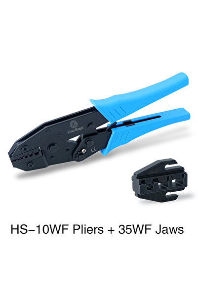 Choice1 10WF- 35WF Jaws Ratchet Crimping Tool for Ferrule Terminals & Sleeves...