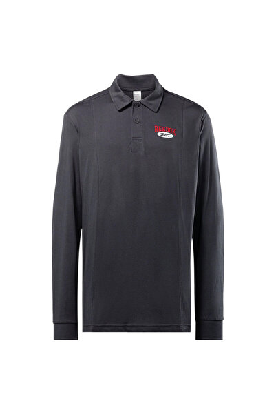 Reebok Unisex Long-Sleeve Classic Archive Essentials Polo Shirt M