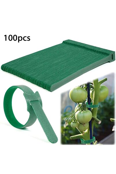 Choice 100pcs 100pcs Reusable Nylon Plant Ties, Adjustable Non-Slip Hook & Lo...
