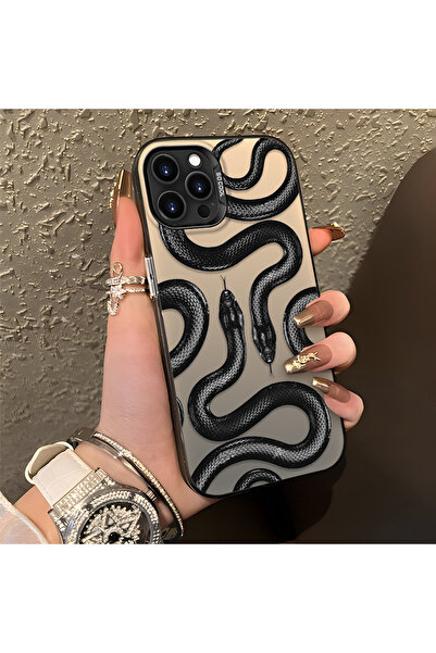 ARTISHELL iPhone 14 Pro Max Uyumlu şirin yılan desenli, düşmeye dayanıklı tel...