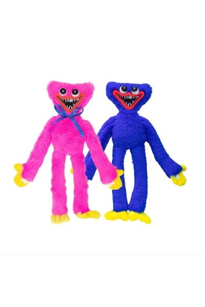 OEM Set de jucării de pluș, Huggy Wuggy și Kissy Missy 40cm, Playhouse