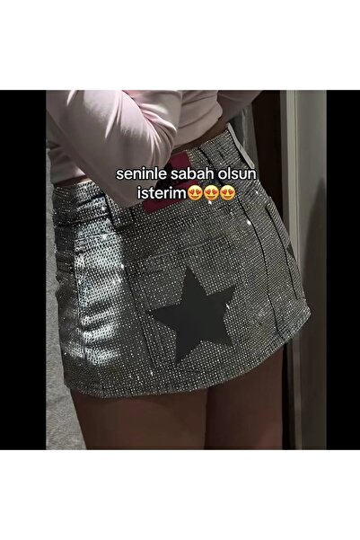 Bravebell Star Luxy Diamond Stone Short Skirt