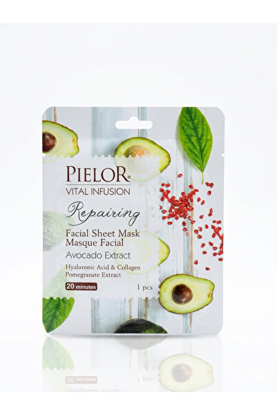 Pielor قناع الوجه لإصلاح البشرة بخلاصة الأفوكادو من فيتال إنفيوجن 25 مل