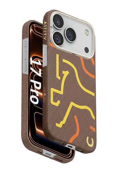 AIRITY Horse Style Bamboo Fiber Protective Case for iPhone 17 Pro – Ultra Dur...