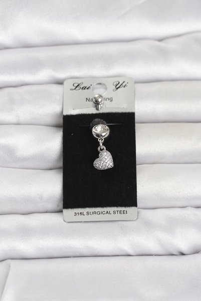 Generic Brand 316L Surgical Steel Dangle Model Belly Piercing