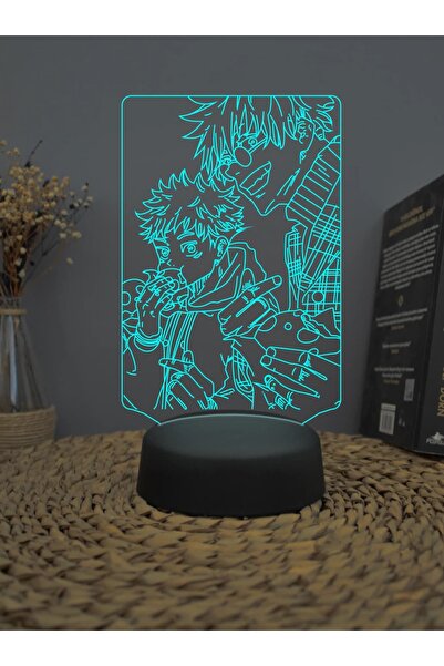Yubi Design Itadori Ve Gojo , Jujutsu Kaisen - Pilli & Type-C Anime Dekoratif...