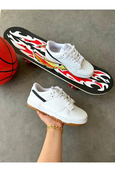 Getir Ali White Crepe Dk Low Sneaker