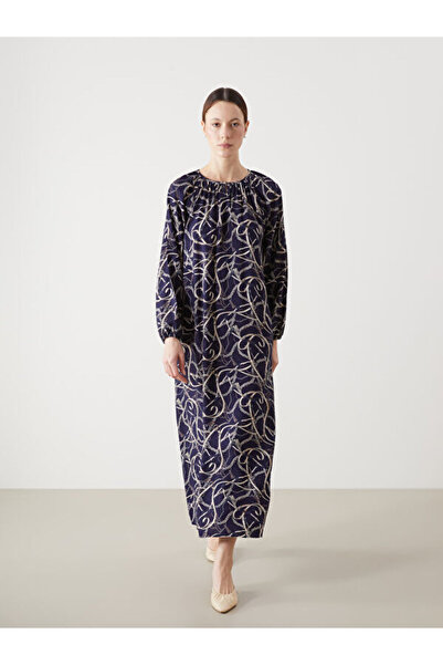 LC Waikiki Crew Neck Print Dress