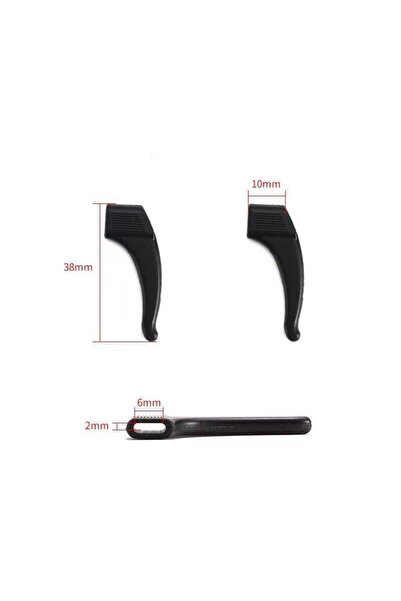 Choice black 5pairs/Pack Silicone Eyeglass Non-Slip Ear Hook Anti-Slip Elasti...
