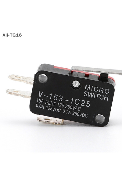 Choice KOQZM 5pcs V-153-1C25 Micro Switch 16A 250VAC SPDT Momentary Travel Li...