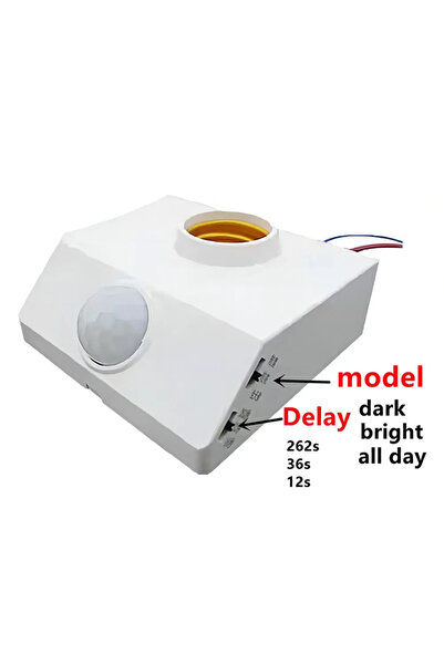 Choice1 1PCS AC85V-265V 2~1PCS E27 PIR Motion Sensor White Switch AC110V 220V...