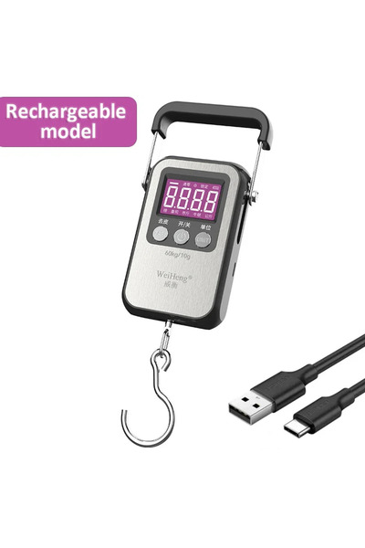 Choice WH-A35 USB 60Kg/10g Portable Digital Weight Scale Battery/USB Recharge...
