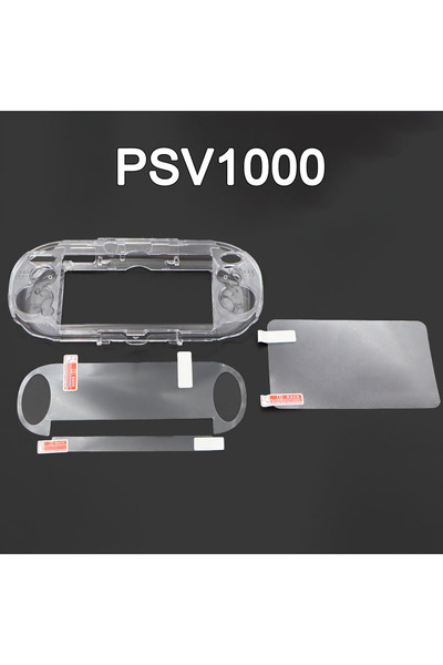 Choice3 غطاء حماية شفاف وصلب من الكريستال لجهاز PSV1000/2000 مع واقي شاشة - إ...