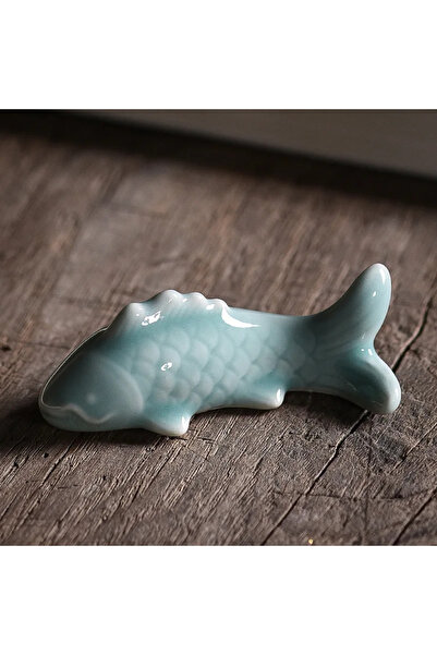 Choice1 G 1 piece Ru Kiln Iln Carp Mini Clay Tea Pets Ceramics Fish Tea Play ...