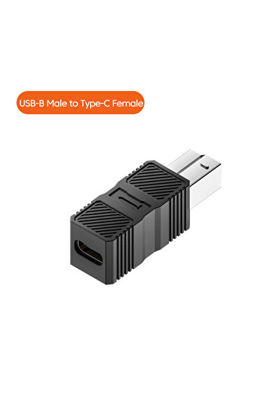 Choice3 محول طابعة USB-B إلى C أنثى، محول USB-B 3.0 ذكر إلى USB A/Type C أنثى...