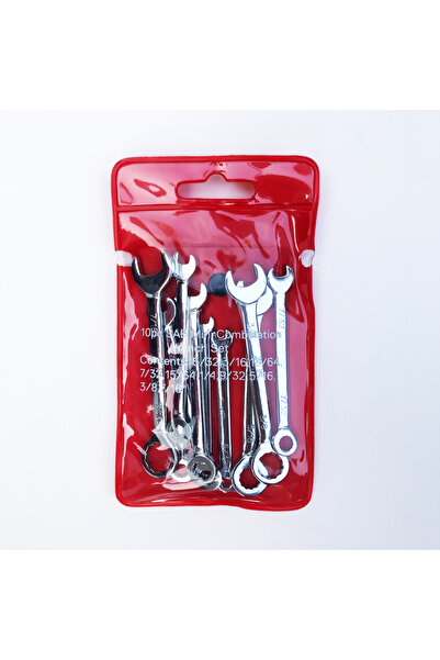 Choice SAE 10piece set of metric and British mini open end dual-purpose wrenc...