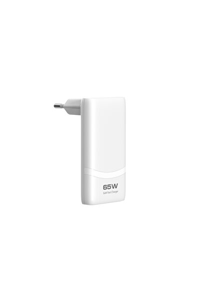 choice2 65W-white Flat GaN USB C Dual-Port Fast Wall Charger 65W Compact Powe...