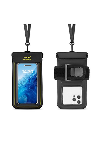 Choice 1PCS Black HAISSKY Armband Mobile Phone Waterproof Pouch For iPhone 17...