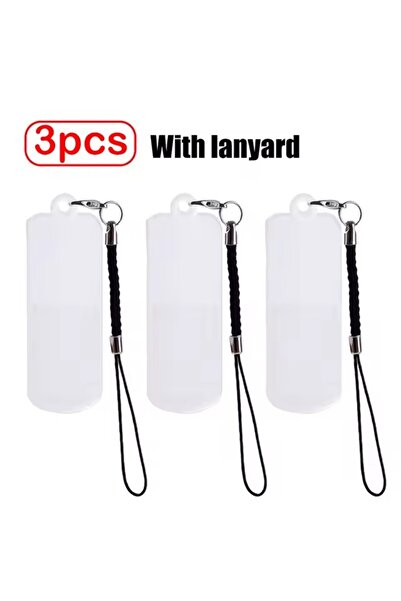 Choice7 3 Clear with Rope 3Pcs Silicone Dustproof Cover for U Disk Protective...