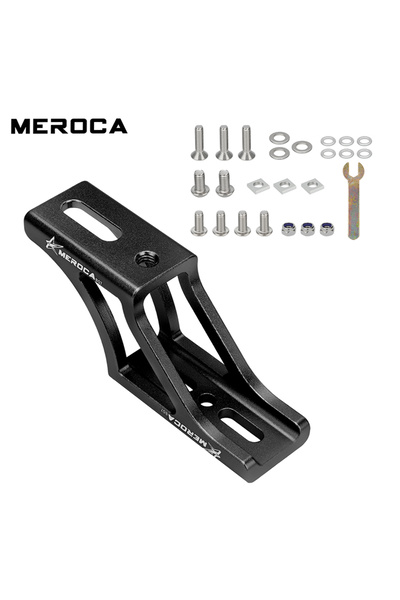 Choice1 Raised Black Base Meroca Folding Bicycle Front Bag Raised Base Alumin...