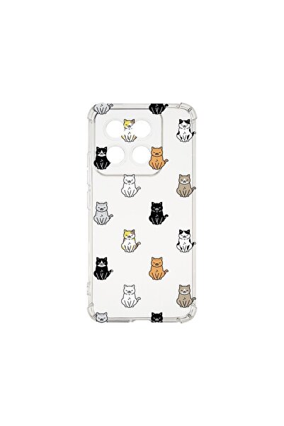 bestcase Husa pentru Xiaomi 14T Pro, BestCase¬Æ Anti Shock 1.5MM, Cat Pattern...