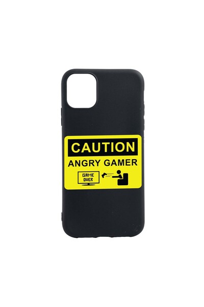 bestcase Husa Silicon Angry Gamer, compatibila cu Xiaomi Mi 11 Lite 5G / 4G, ...