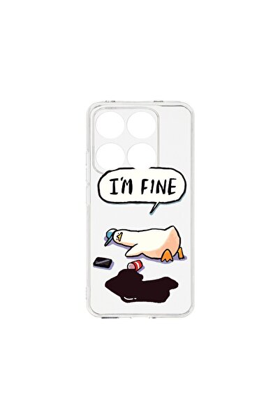 bestcase Θήκη για Xiaomi 14T, BestCase™ Διαφανής Σιλικόνη 2MM, Duck Life - Εί...