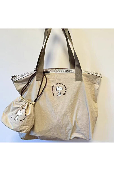 Choice MINISO Handbags-B Snoopy Cartoon Handbags Anime Large Capacity Travel ...