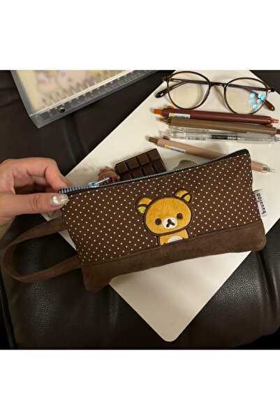 Choice1 B Kawaii Rilakkuma Bear Pencil Bag Pencil Case Girls Pencil Pouch Pen...