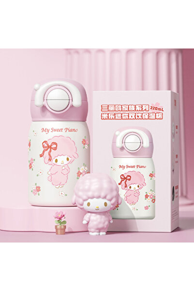 Choice1 A New Sanrio 220ml Water Cup Cartoon Hellokitty Kuromi Piano Double D...