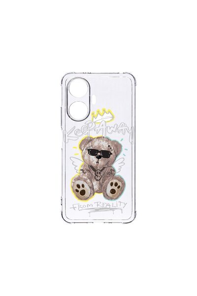 bestcase Калъф за Xiaomi Redmi A3, BestCase® Anti Shock 1.5MM, Мотив  "Мече, ...