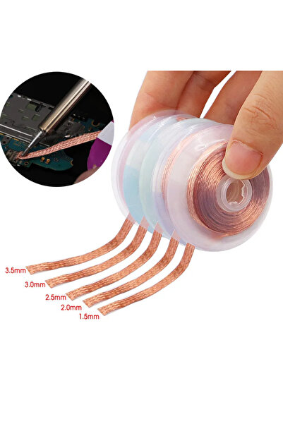 Choice1 1.5mmX1.5M 1.0-3.0mm Desoldering Mesh Braid Tape Copper Welding Point...