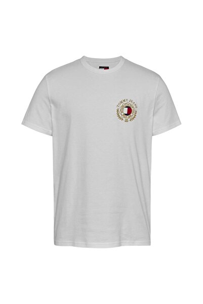 Tommy Hilfiger Tricou bărbătesc cu mânecă scurtă: Tricou Tommy cu emblemă, cr...