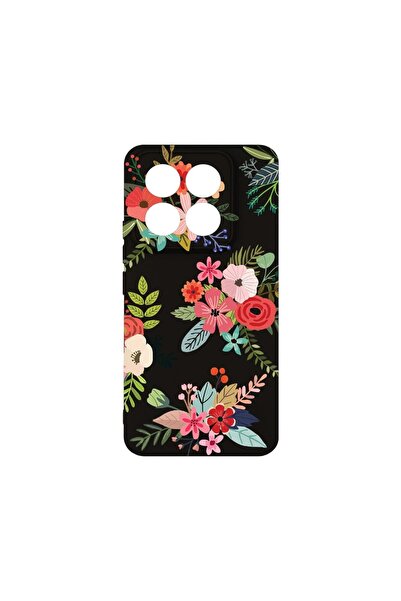 bestcase Husa pentru Xiaomi 14T Pro, BestCase¬Æ Slim SIlicon 0.8MM, Flowers, ...